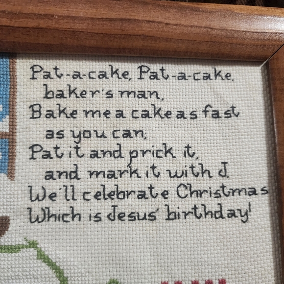 Pat-A-Cake Pat-A-Cake Cross Stitch - Picture 5 of 5